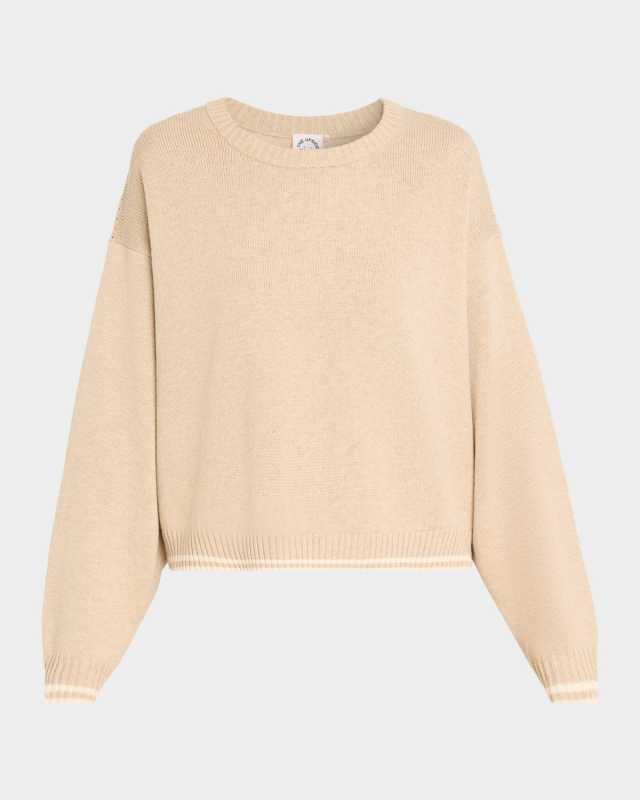 Xanthe Crewneck Wool-Blend Sweat